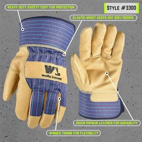 img 2 attached to 🧤 Wells Lamont 3300XL Кожаные перчатки: Превосходное качество, идеальный комфорт