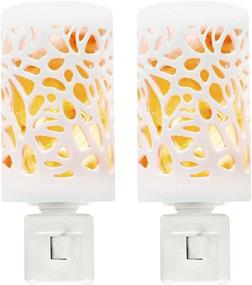 img 4 attached to 🌙 Himalayan Glow 1371B-2: Enhance Your Bedroom Décor with Natural Salt Night Light - Amber Illumination