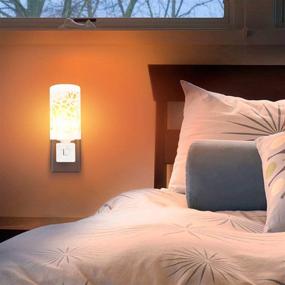 img 3 attached to 🌙 Himalayan Glow 1371B-2: Enhance Your Bedroom Décor with Natural Salt Night Light - Amber Illumination