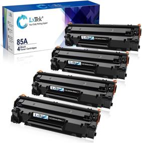 img 4 attached to 🖨️ Совместимый картридж LxTek 4-х штук для HP 85A CE285A - используется с Laserjet Pro P1102W, P1109W, M1212NF, M1217NFW (черный)