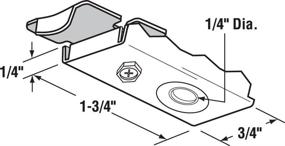 img 1 attached to Prime Line Products 6577 Bi Fold Bracket