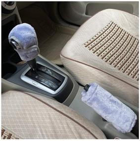img 2 attached to Эльф Пушистый Плюшевый Ручной Тормоз Автоматический