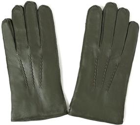 img 2 attached to 🧤 YISEVEN Motorcycle Accessories: Sheepskin Touchscreen Gloves & Mittens for Men