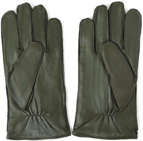 img 1 attached to 🧤 YISEVEN Motorcycle Accessories: Sheepskin Touchscreen Gloves & Mittens for Men