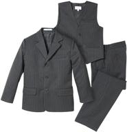 👔 high-quality spring notion boys pinstripe outfit - a perfect addition to boys' clothing collection logo