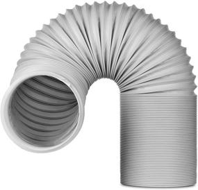 img 4 attached to 🌀 TURBRO Portable Air Conditioner Universal Exhaust Hose: 5.9" Diameter, 78" Length, Anti-Clockwise Thread - Efficient Ventilation Solution