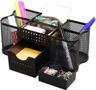 🖤 black desk supplies organizer caddy by decobros logo