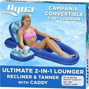 img 4 attached to 🌊 Experience Aquatic Bliss with Aqua Campania Ultimate Adjustable Inflatable: Your Ultimate Water Companion