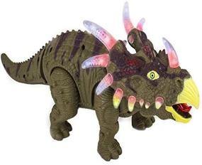 img 1 attached to Walking Triceratops Dinosaur: Unleash the Roaming Magic!