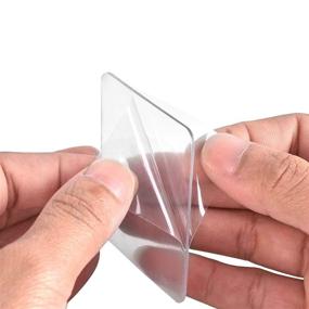 img 4 attached to Emivery 15Pcs Non-Slip Stickers: Transparent Gel Pads for Anti-Slip Grip - Reusable, Washable, Multifunctional Adhesive Mats