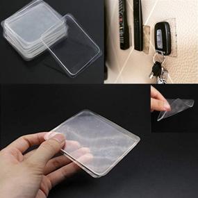 img 2 attached to Emivery 15Pcs Non-Slip Stickers: Transparent Gel Pads for Anti-Slip Grip - Reusable, Washable, Multifunctional Adhesive Mats