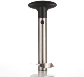 img 1 attached to 🍍 Stainless Steel Universal Pineapple Corer Peeler Stem: Effortlessly Peel, Core, and Slice Pineapples into Diced Fruit Rings - A Simple Kitchen Tool for Easy Use