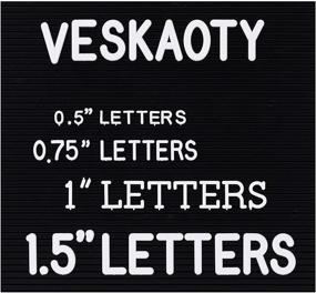 img 1 attached to 🛍️ Versatile Retail Store Fixtures & Equipment with Customizable Veskaoty Letters and Numbers