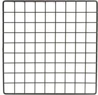 econoco commercial epoxy coated grid cubbies, 14x14 🔲 black - pack of 48: organize & maximize storage space! logo