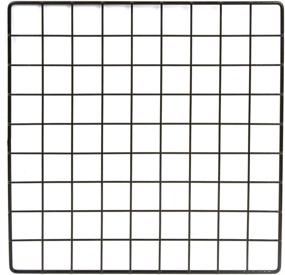 img 1 attached to Econoco Commercial Epoxy Coated Grid Cubbies, 14x14 🔲 Black - Pack of 48: Organize & Maximize Storage Space!