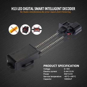 img 2 attached to 🚦 D-Lumina H13 Warning Canceller: Anti-Flicker Headlight Decoder, Error-Free & Anti-Interference Resistor - Pack of 2