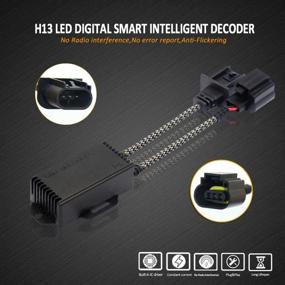 img 3 attached to 🚦 D-Lumina H13 Warning Canceller: Anti-Flicker Headlight Decoder, Error-Free & Anti-Interference Resistor - Pack of 2