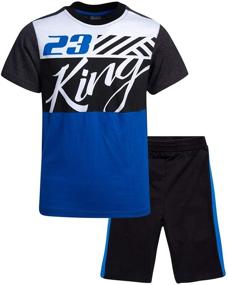 img 4 attached to 👕 Quad Seven 2 Piece French Legend Boys' Clothing Set: Stylish and Coordinated Outfit for Trendy Boys!