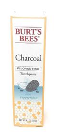 img 3 attached to Burt's Bees Charcoal Whitening Toothpaste - Fluoride-Free Formula