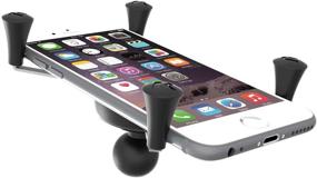 img 1 attached to RAM Mounts X-Grip Universal Large Phone/Phablet Holder with 1in. Rubber Ball RAM-HOL-UN10BU