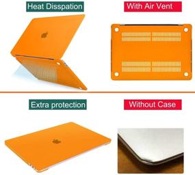 img 3 attached to 🍊 MOSISO MacBook Pro 16-inch Case 2020 2019: Protective Hard Shell, Keyboard Cover, Screen Protector, Storage Bag (Orange)