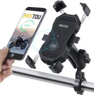 imestou clamping motorcycle handlebar smartphone logo