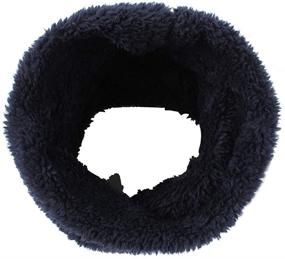 img 3 attached to Girls' Fleece Collar Warmer - Winter Autumn Accessories and Fashion Scarves