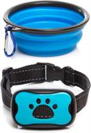 🐶 humane no shock anti bark training collar with free collapsible dog bowl: train your dog responsibly! logo