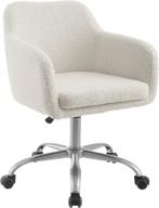 🪑 linon brooklyn sherpa office chair, ivory - premium linon home decor product логотип