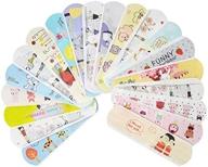 🩹 cute bandaids - idealplast 100 count | water resistant breathable bandages | cute cartoon adhesive first aid for kids & children логотип