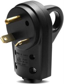 img 4 attached to 🔌 Heavy Duty 30 Amp RV Replacement Male Plug with Easy Unplug Handle Design - Ideal for RV Trailers and Electrical Receptacles - OPL5