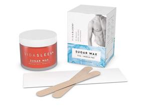 img 2 attached to 🍯 VidaSleek All Natural Hair Removal Sugar Wax Kit - Ideal for Men and Women with Fine to Medium Hair - 10 Oz