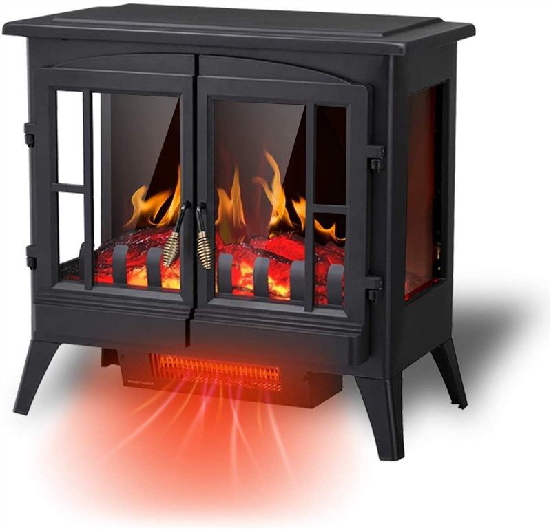 r w flame freestanding adjustable brightness overheating 로고