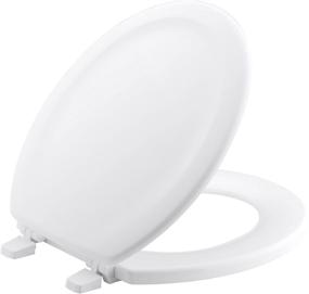 img 2 attached to 🚽 Stonewood Molded Wood Color Matched Round Front Toilet Seat - K 4648 0: Prime-Quality & Perfect Fit!