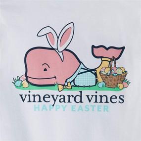 img 1 attached to Dress to Impress: Boys' Long-Sleeve 🐳 Dapper Easter Whale Pocket T-Shirt by vineyard vines