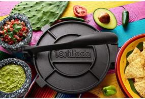 img 3 attached to 🌮 Tortillada: Your Ultimate Guide to Perfect Homemade Tortillas – Premium Cast Iron Tortilla Press (8 Inch)