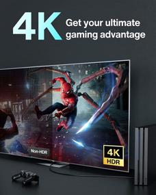 img 3 attached to iVANKY 6ft HDMI-кабель 4K@60Гц - Высокоскоростной HDMI 2.0 с пропускной способностью 18 Гбит/с, HDCP 2.2, Ethernet, ARC, 3D - Идеально подходит для игрового монитора, PS4/PS3, ПК.