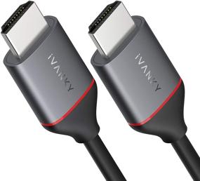 img 4 attached to iVANKY 6ft HDMI-кабель 4K@60Гц - Высокоскоростной HDMI 2.0 с пропускной способностью 18 Гбит/с, HDCP 2.2, Ethernet, ARC, 3D - Идеально подходит для игрового монитора, PS4/PS3, ПК.