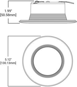 img 1 attached to 💡 RL460WH950 LED Recessed Lighting Downlight