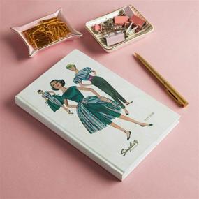 img 2 attached to 👗 Simplicity Vintage Blouse 1950's Fashion Hardcover Notebook Journal for Women, 120 Sheets, 5.5'' x 8.5'' - Improved SEO-friendly Product Title