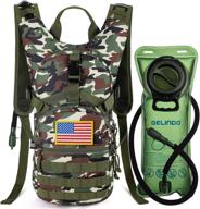 🎒 gelindo tactical hydration backpack - ultimate gear for hunting, hiking, camping & cycling with 2l water bladder! logo