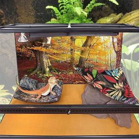 img 2 attached to 🦎 KUDES Bearded Dragon Hammock: A Must-Have Reptile Lizard Lounger and Decor Accessory for Bearded Dragons, Geckos, and Snakes! Perfect for Terrarium Habitat