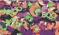 spooky fun: glitter halloween adhesive foam shapes for kids' crafts & home activities logo