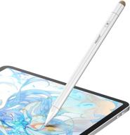 ipad stylus pen, 2-in-1 active pencil compatible with apple ipad pro (2018-2020), ipad 6/7th gen, ipad air 3rd gen, ipad mini 5th gen - rechargeable digital pen, magnetic design, palm rejection logo