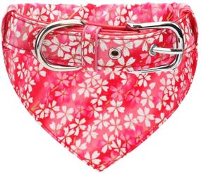 img 2 attached to 🐶 Vaburs Dog Collar with Bandana: Fancy and Adjustable Pet Collar for Dogs – Perfect for Small, Medium, and Large Breeds