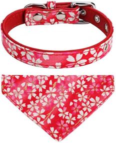 img 1 attached to 🐶 Vaburs Dog Collar with Bandana: Fancy and Adjustable Pet Collar for Dogs – Perfect for Small, Medium, and Large Breeds