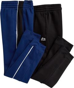 img 3 attached to 👖 RBX Boys' Active Fleece Jogger Pants - 4 Pack Sweatpants (Size: 5-20)