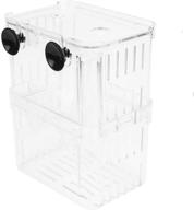 petzilla in-tank fish tank breeder box - aquarium breeding incubator for small fish hatchery, acrylic divider for shrimp, clownfish, aggressive & injured fish логотип