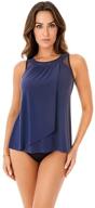 miraclesuit swimwear illusionist underwire tankini: flattering and stylish women's clothing for swimwear season logo