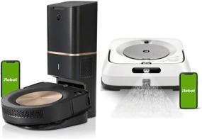 img 4 attached to 🧹 Ultimate Cleaning Bundle: iRobot Roomba s9 9550 Wi-Fi Connected Robot Vacuum with Automatic Dirt Disposal + Braava Jet m6 Robot Mop!